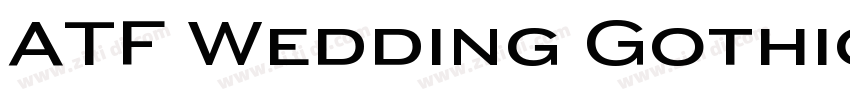 ATF Wedding Gothic字体转换